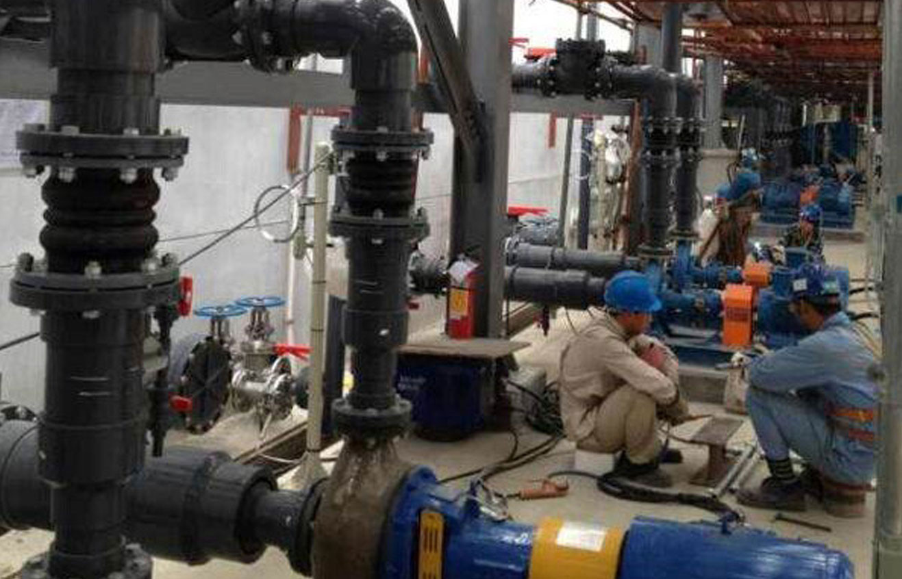 廣州LG集團(tuán)生產(chǎn)系統(tǒng)UPVC管路項目