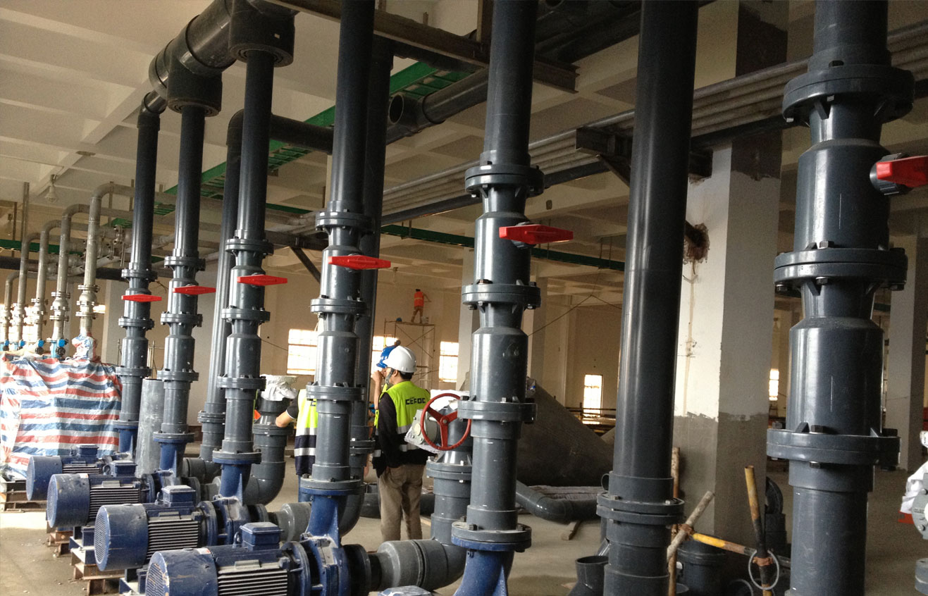 優(yōu)耐德污水處理/廢水曝氣項(xiàng)目用UPVC、CPVC閥門