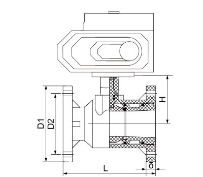 電動、氣動法蘭式球閥（Q641F-10S、Q941F-10S)(圖2)