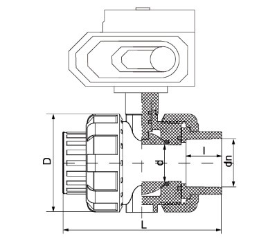 氣動(dòng)、電動(dòng)球閥（Q661F-10S、Q961F-10S)(圖2)
