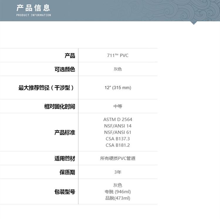 IPS711膠水 UPVC專用膠水 711管道粘接劑(圖1) IPS711膠水 UPVC專用膠水 711管道粘接劑(圖1)